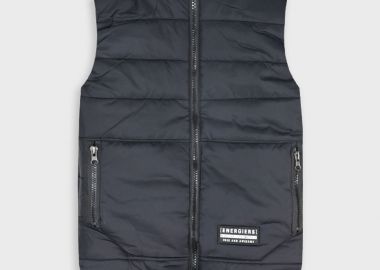 Αμάνικο μπουφάν γιλέκο για αγόρι | ΜΑΥΡΟ - Energiers - 